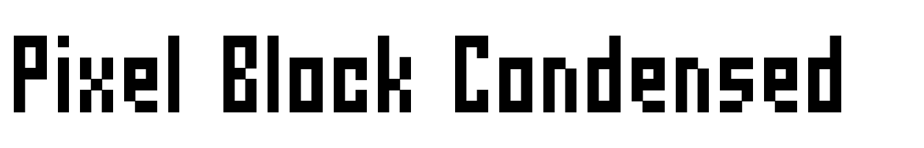 Pixel Block Condensed